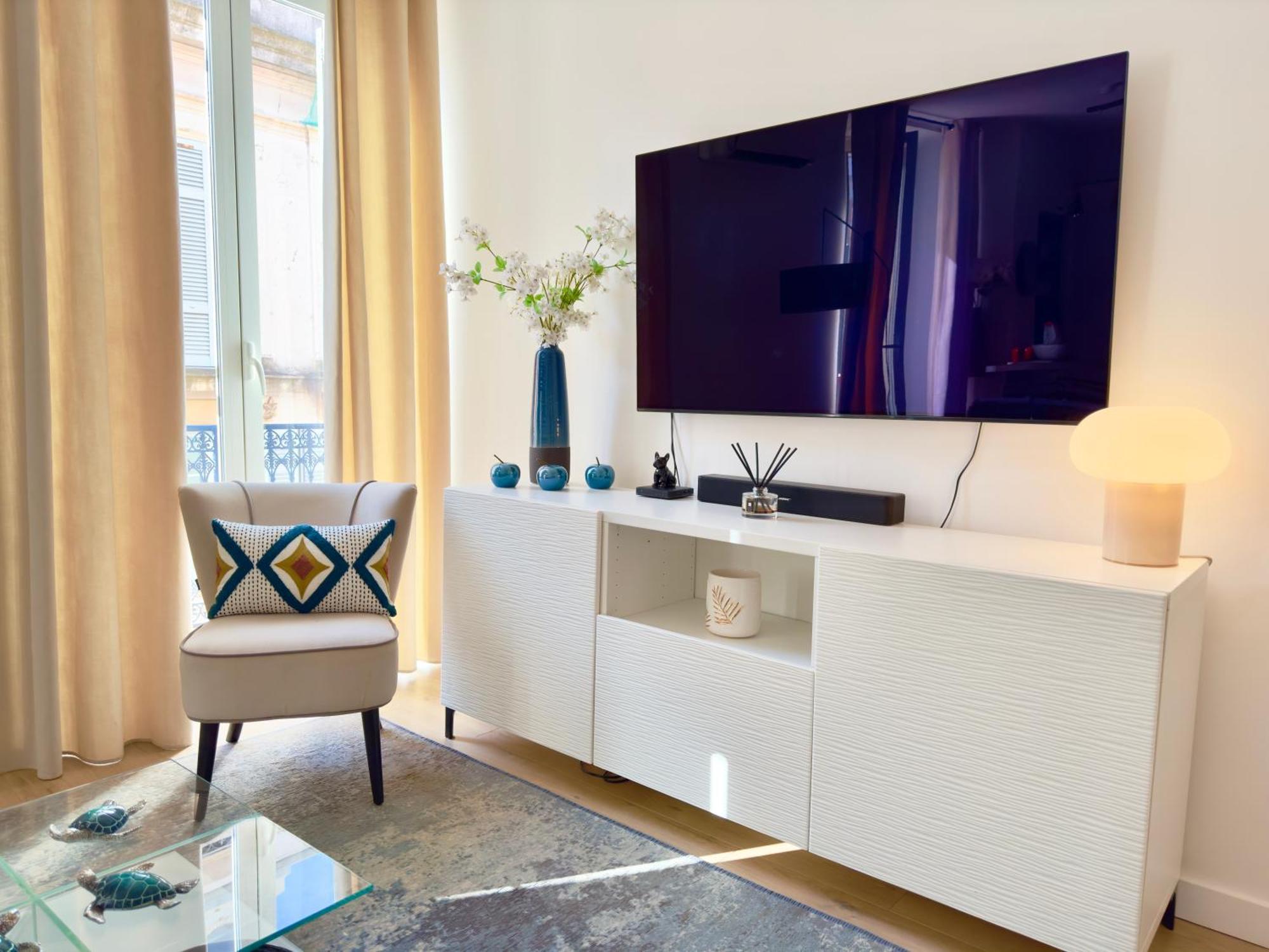 Luxueux 3 Pieces 80m2 - 2ch - 2 Sdb - 1mn Croisette Appartement *