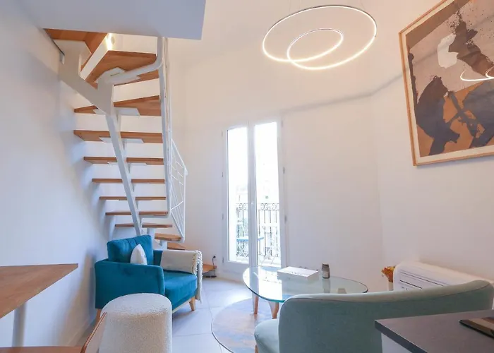 2Br Close Gare Station Ac And Balcony Downtown Cannes - Benakey