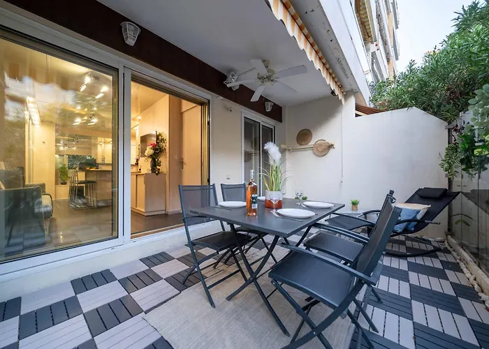 Ciel D Azur Avec Terrasse En Plein Centre Pres De La Croisette