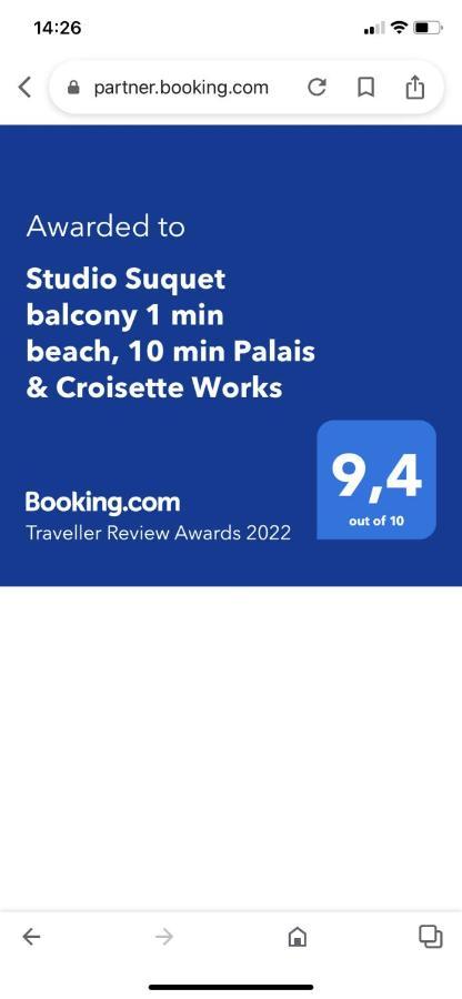 Apartment Suquet Balcony 1 Min Beach, 10 Min Palais & Croisette Works