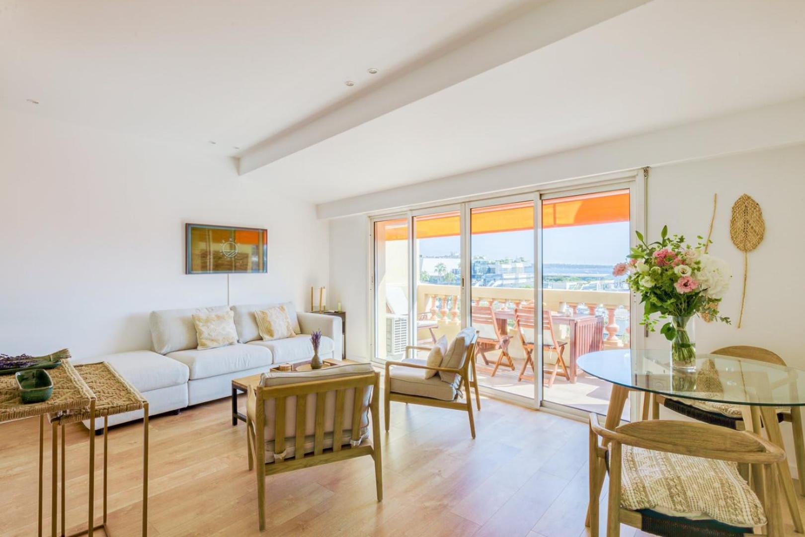 Appartement Le Voilier Avec Terrasse Panoramique Vue Et Port, Proche Du Palais, Croisette Et Plages Cannes