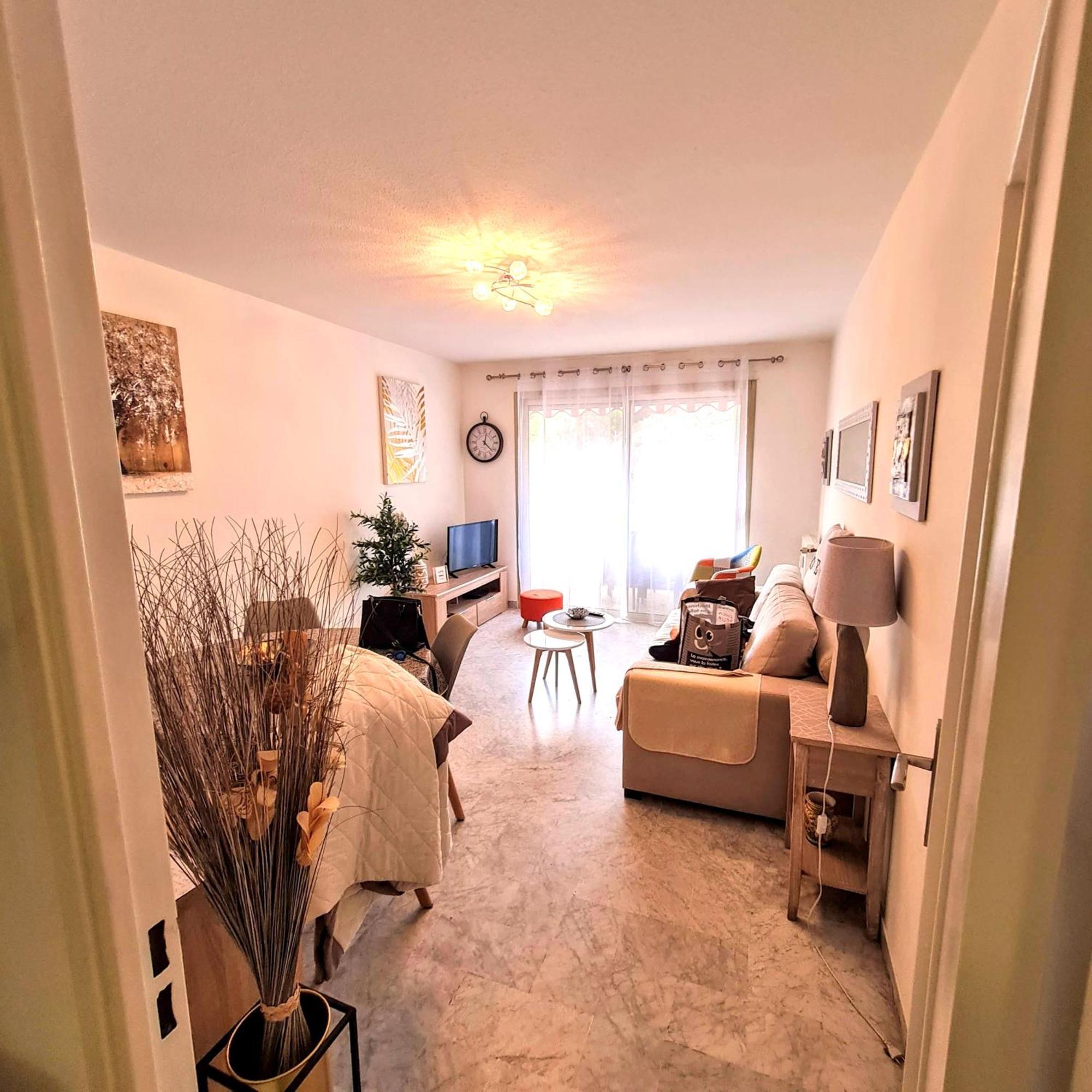 Apartment 2 Pieces, Traversant, Clim, Wifi, Parking Cannes