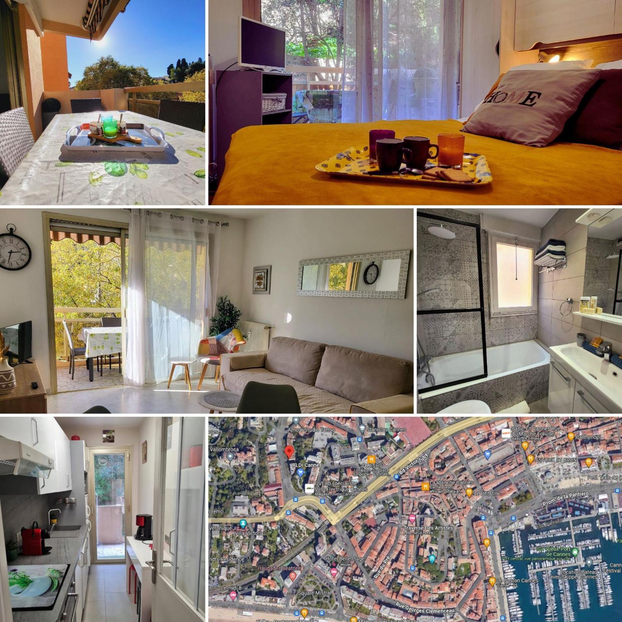 Apartment 2 Pieces, Traversant, Clim, Wifi, Parking