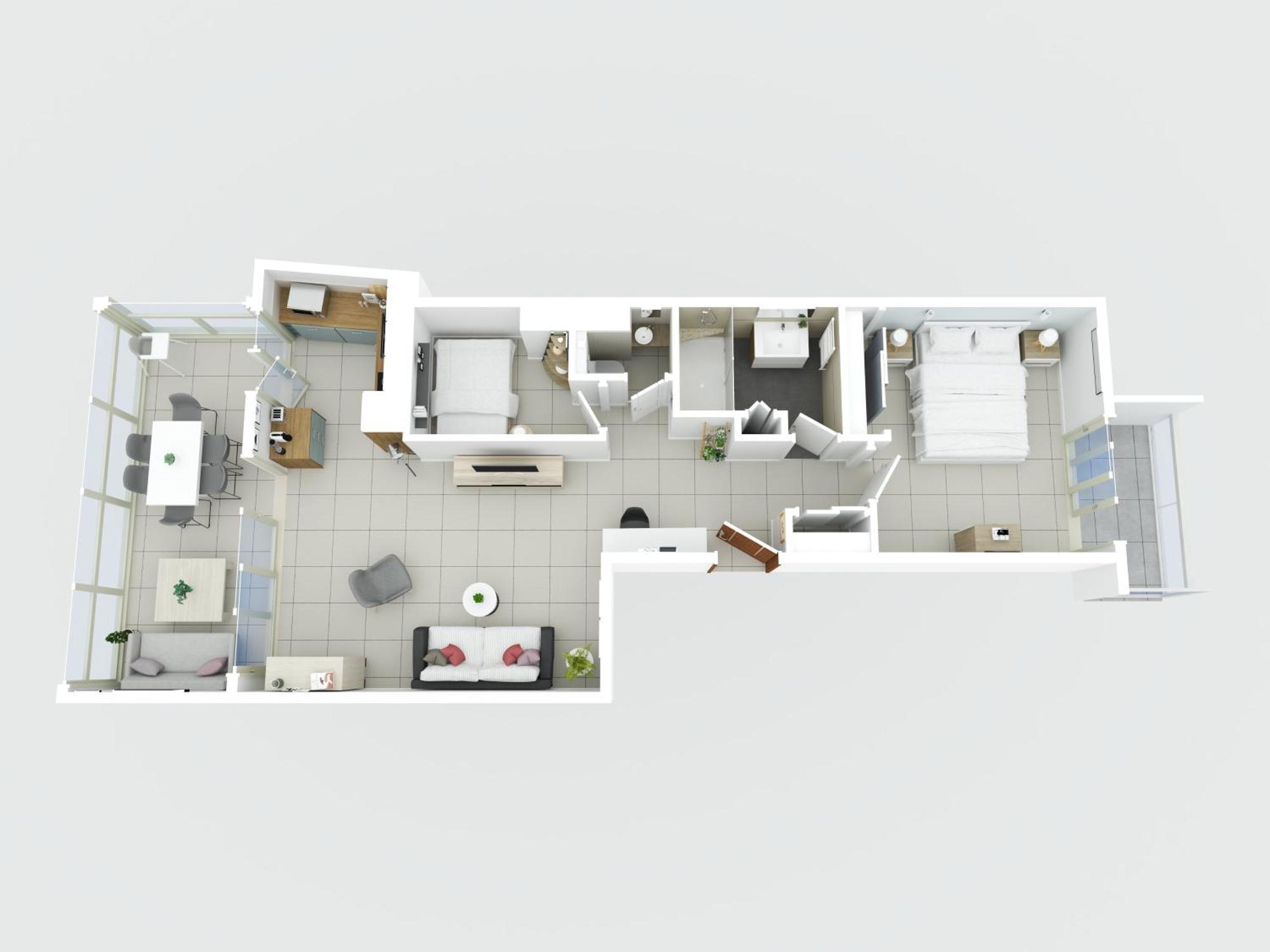 Lb Vacation I Admire Panoramic Ocean Views Through Walls Of Windows Apartamento Cannes