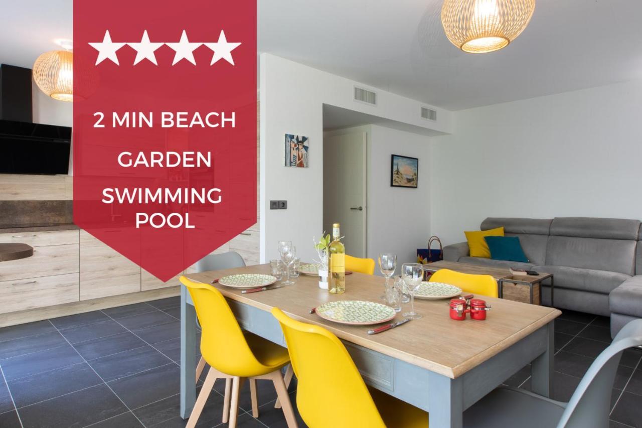 2-br With Garden And Pool In The Heart Of Palm Cannes