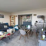 Appartement Vue Mer Panoramique, Plage 150M, Terrasse, Parking Prive, Clim
