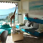 Appartement Vue Mer Panoramique, Plage 150M, Terrasse, Parking Prive, Clim