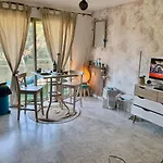 Luxurious Studio In Cannes 450M From Sea With Terrace And Air Conditioning And Private Parking