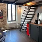 Mar1 - Studio Loft Avec Couchage En Mezzanine, Centre Ville