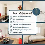 Supercannes Center - Parking - Spacieux 70 Metres - Clim - Wifi