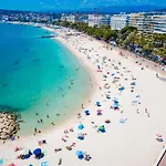 Flo & Rose Azur - Duplex Vue Mer Terrasses Piscine Jardins Parking