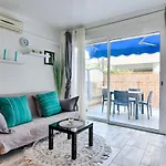 Cannes proche plage, beau studio avec terrasse
