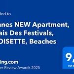 Cannes NEW Apartment, Palais Des Festivals, CROISETTE, Beaches