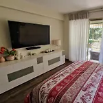 Luxurious Private Floor 130M2 - Ac, Terrace, Pool, Parking - Croisette 5\', Plage Des Sports
