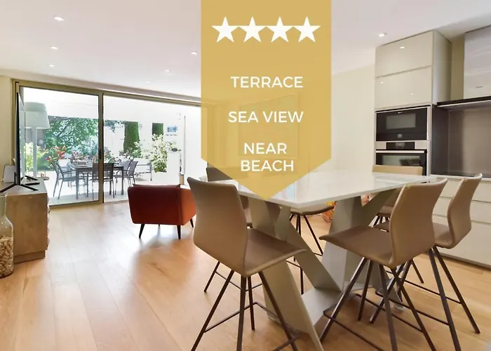 Serrendy 4P Large Terrace Near From Beaches