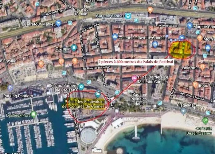 Cannes Centre - 500M Palais De Festival - Banane