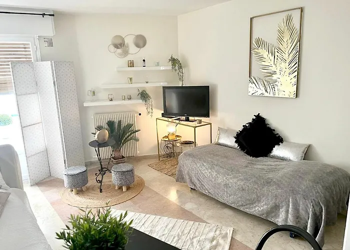 Studio Charmant Au Coeur De Cannes Avec Balcon Et Parking