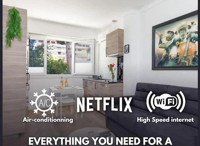 Super Studio Moderne Et Cozy Cannes Proche Croisette & Mer