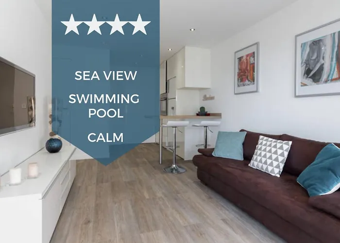 Haven Of Peace 1-Br Terrace With Sea View & Pool