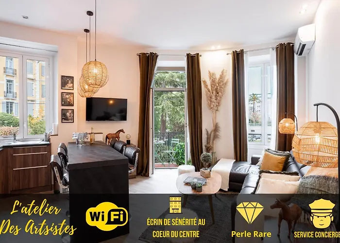L\'Atelier Des Artistes -Ecrin De Serenite Au Coeur De Cannes - Balcon - Clim - Wifi