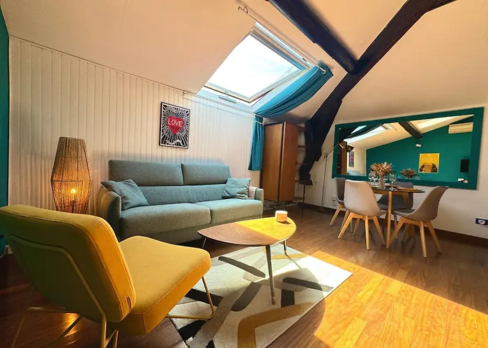 Studio De Charme Au Coeur De Cannes 2 Min Plage Et 10 Congres