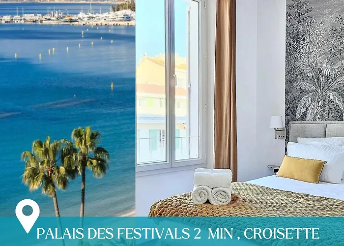 Luxurious Apt - Beach - Palais Des Festivals 2 Min
