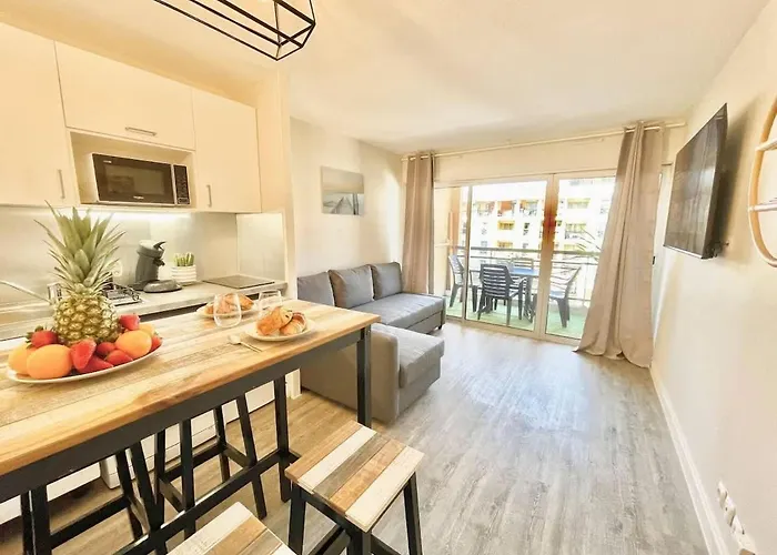 Le Cannes Beach 408 - Cosy Avec Balcon & Piscine