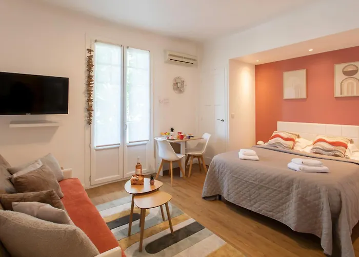 C13 - Studio Blvd Carnot 10 Min Palais Festivals - Balcony & Ac