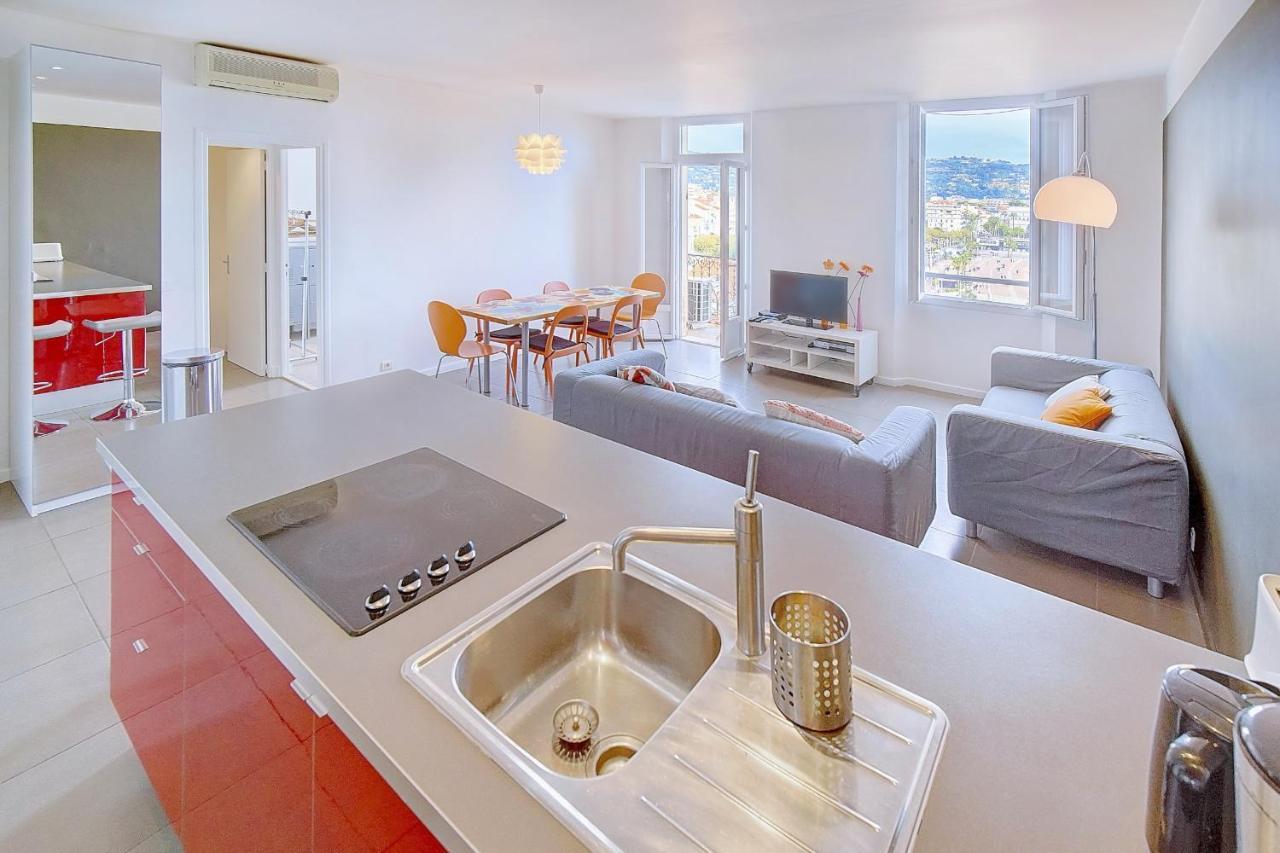 Immogroom - Sea View On The Port - Next To The Beaches - Ac - Wifi Appartement Cannes