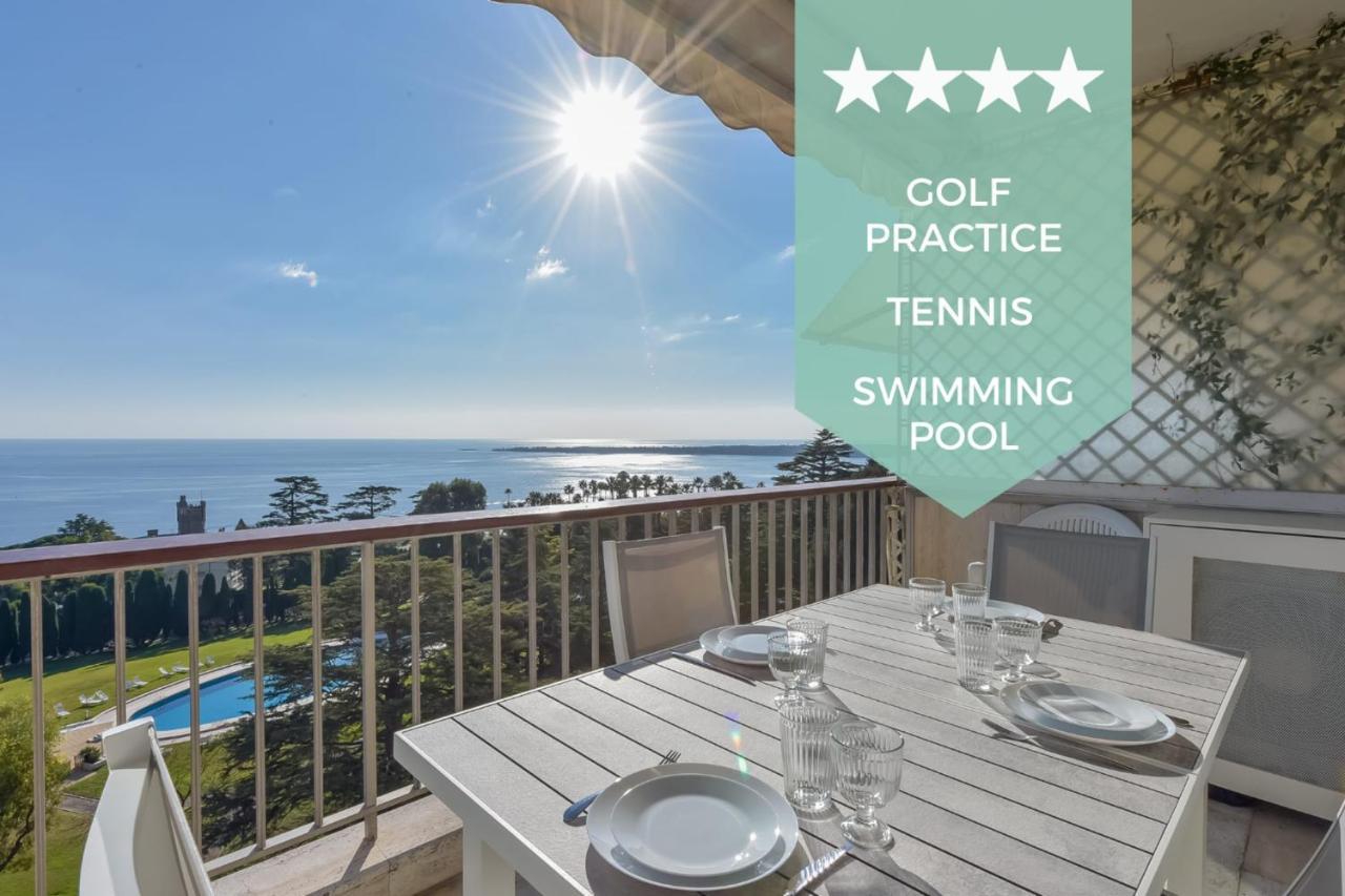 Apartment Kikiloue Sea View - 8-hectare Park - Swimming Pool - Tennis - Golf Cannes