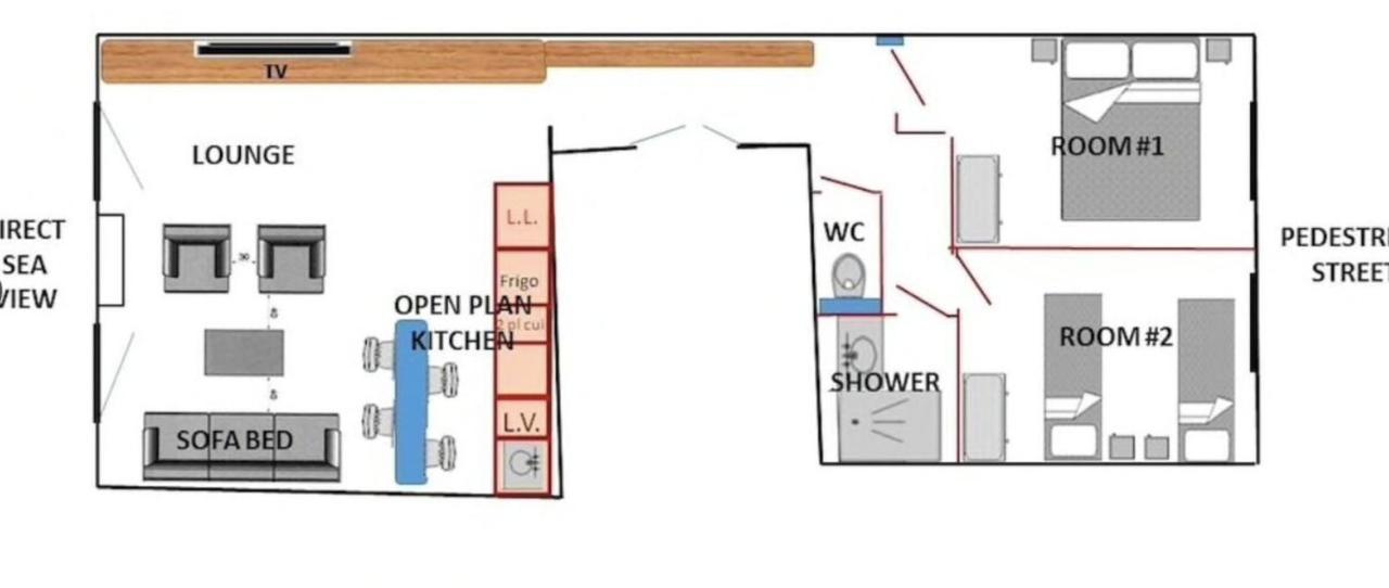 Appartement Quai St Pierre 2 Bedrooms Apt With Sea View