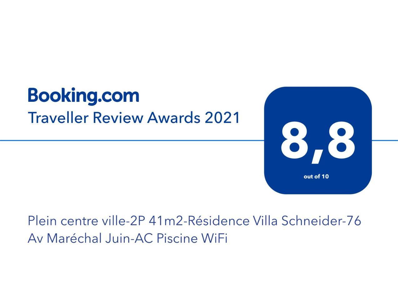 2 Pieces Climatise - Superbe Piscine & Wifi- Coeur De Ville - Schneider - 500 M Rue D'antibes & Plages Apartment Cannes