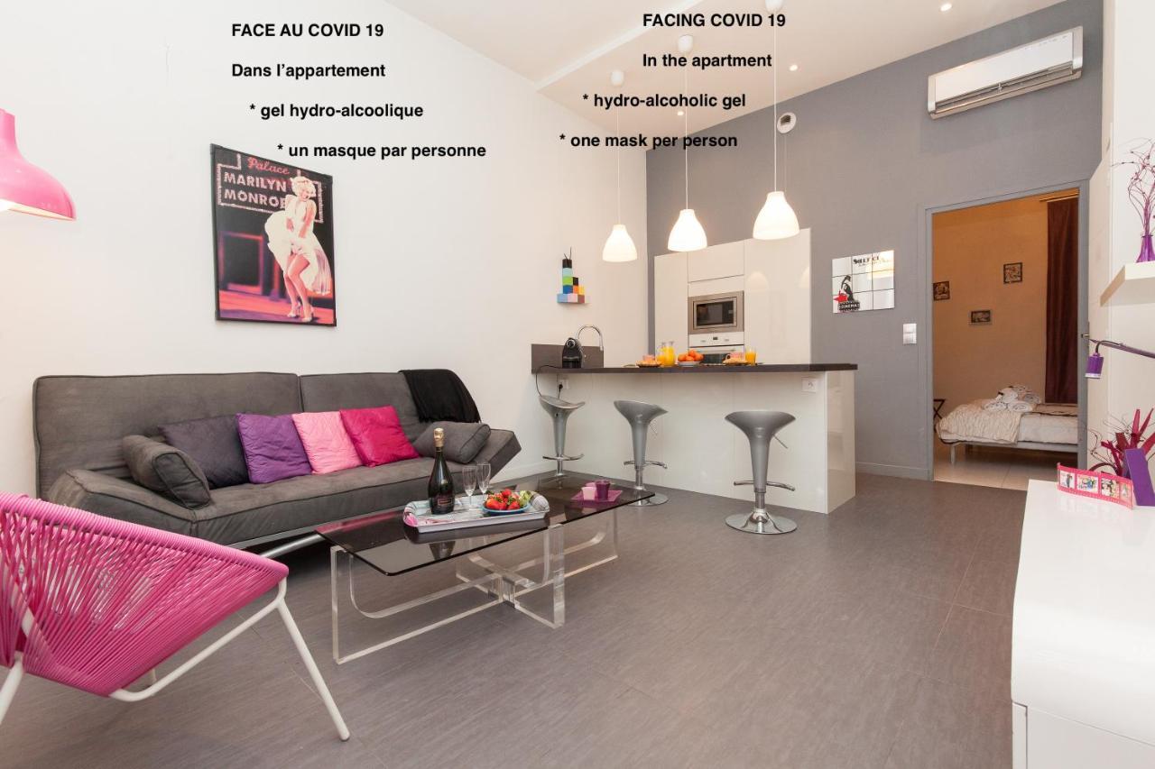 Marylin 2 Pieces 3 Etoiles, Plein Coeur De Cannes, 5mn Palais Et Plages Apartment Cannes