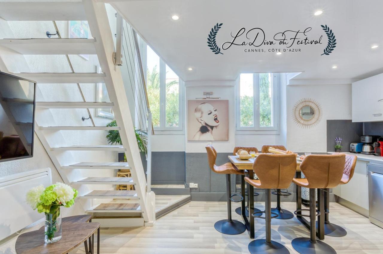 La Diva Du Festival - 10 Mn A Pied Palais & Plages - Cosy & Calme - Clim - Wifi Cannes