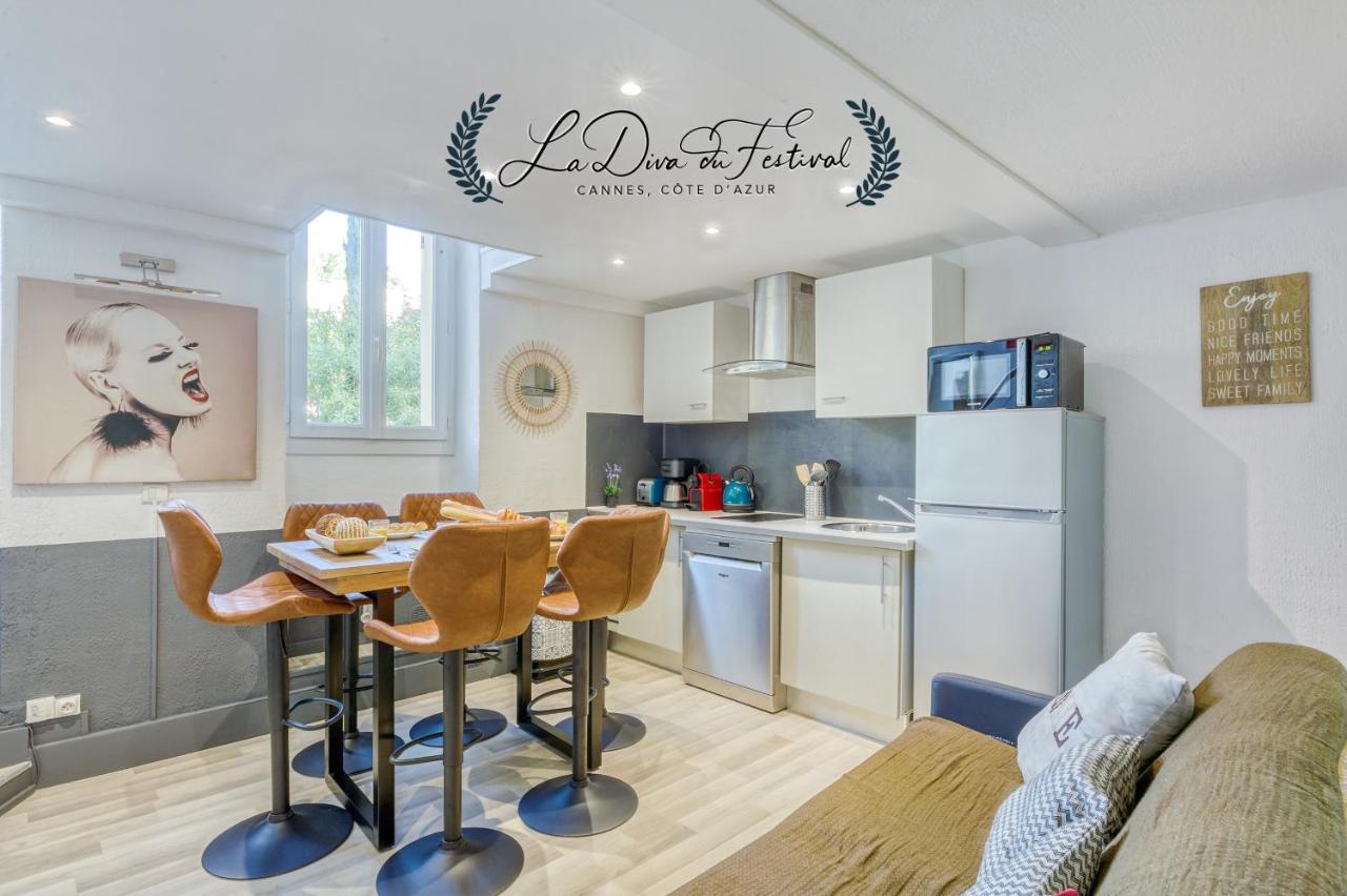 La Diva Du Festival - 10 Mn A Pied Palais & Plages - Cosy & Calme - Clim - Wifi * Cannes