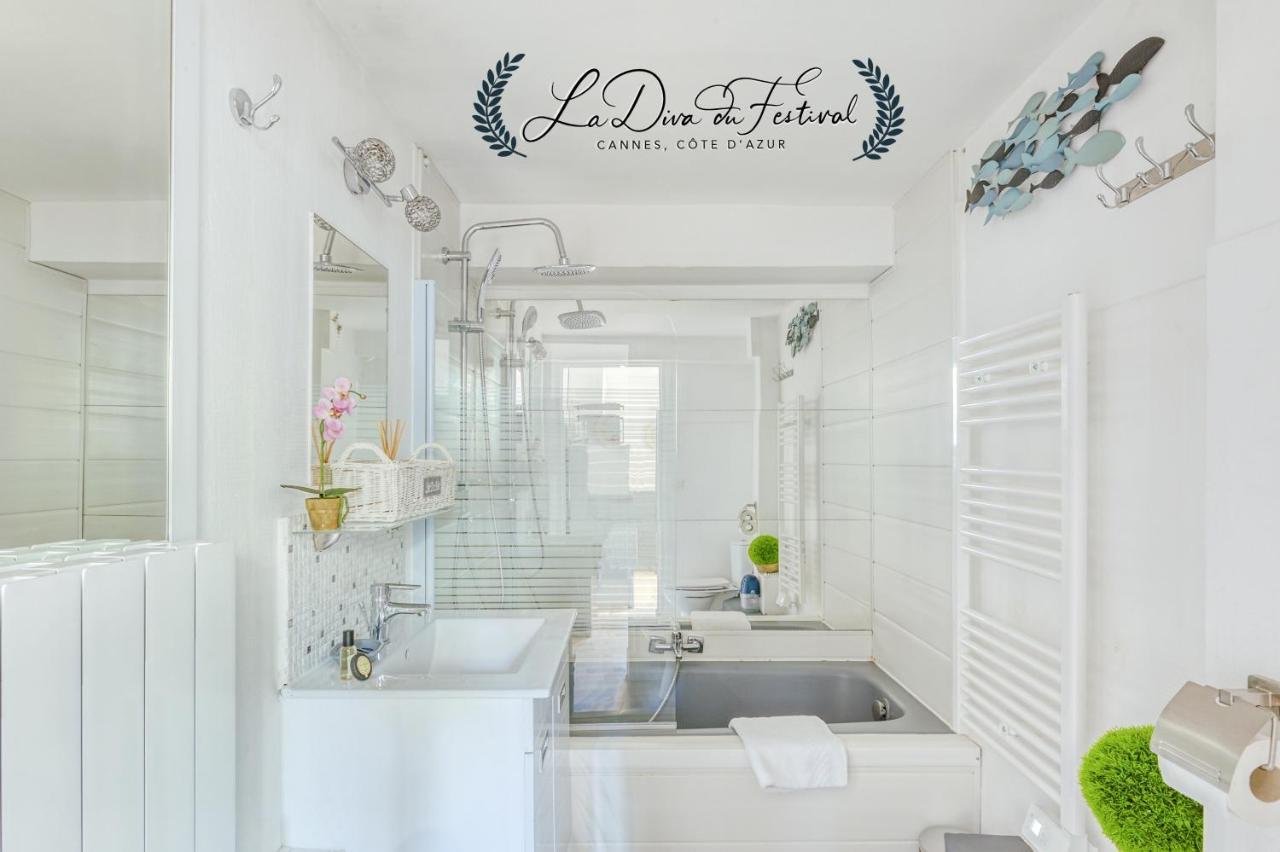 Appartement La Diva Du Festival - 10 Mn A Pied Palais & Plages - Cosy & Calme - Clim - Wifi Cannes