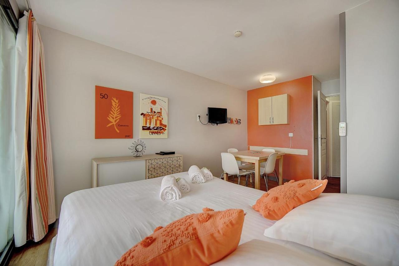 Immogroom - 2 Sea View - Swimming Pool - Terrace - Parking - Ac Apartment Cannes