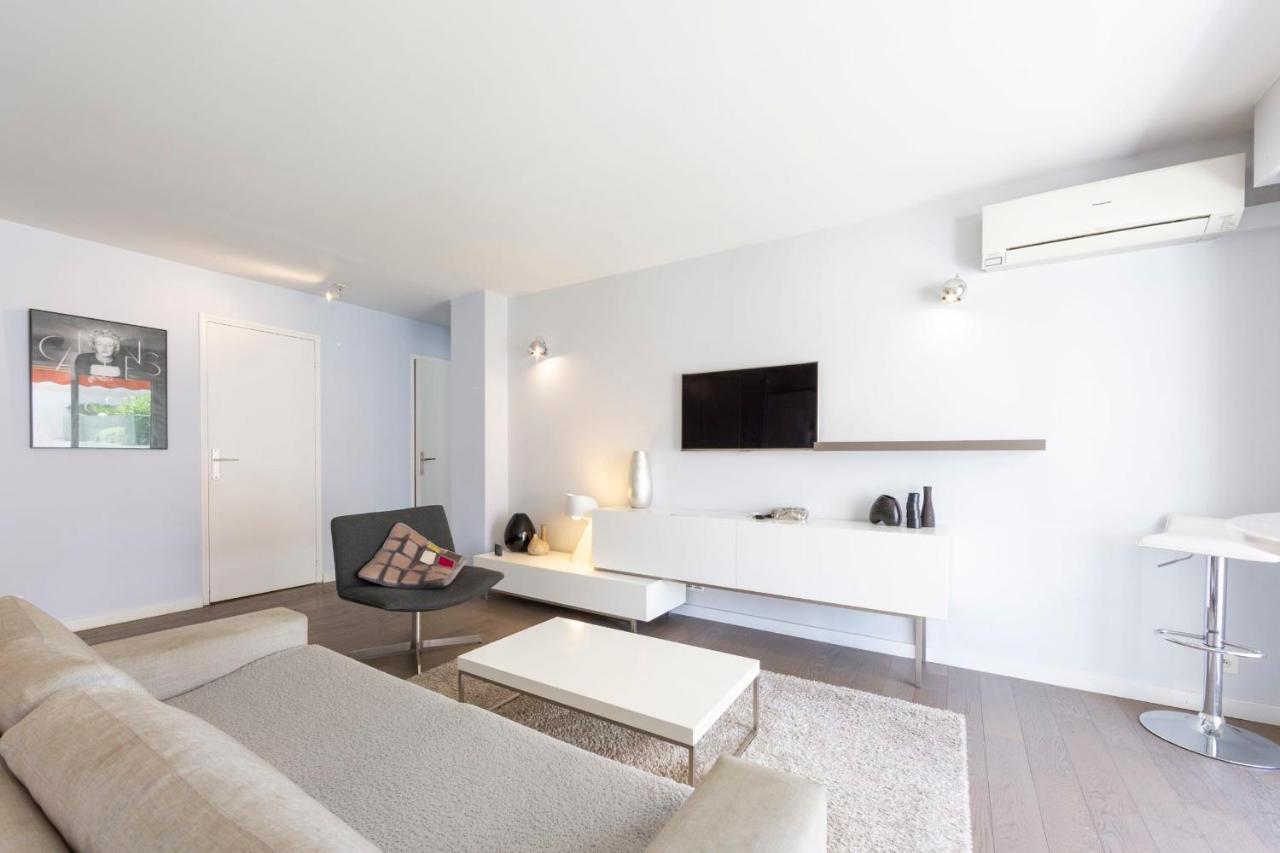 Modern 2 Bedrooms Quiet Terrace In A Palm Area, 30 Meters From Seaside Apartment *