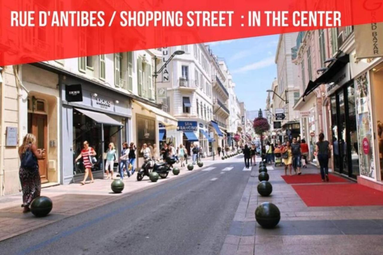 Cocoon Center - Rue D'antibes - 200m Plage- Clim - Wifi - Unique Apartamento Cannes