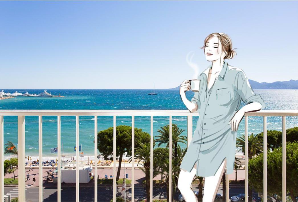 On La Croisette Fabulous Sea View 1 Bed Cannes