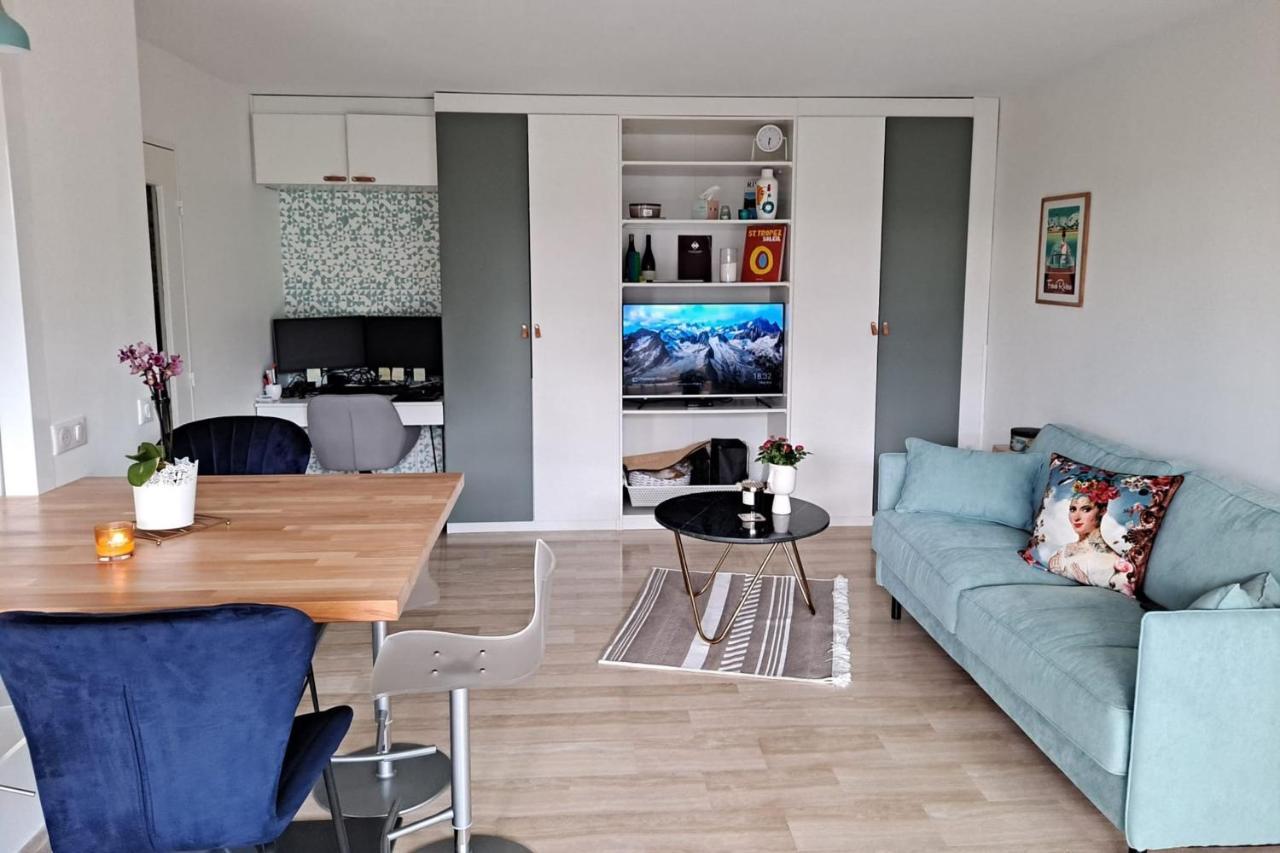 Henri Camille Real Estate -beautiful One Bedroom Swimming Pool And Parking Cannes