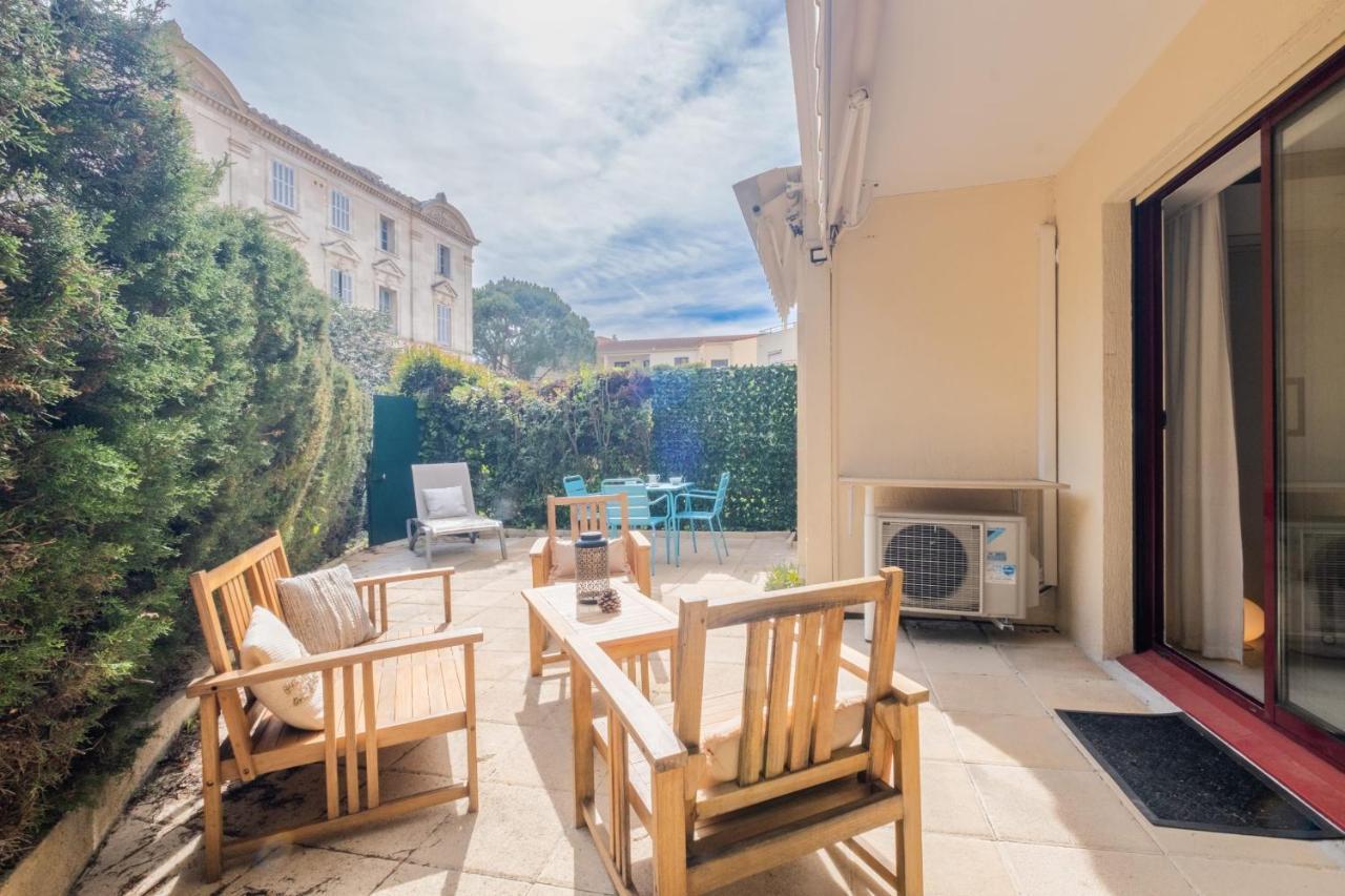3p Garden-level With Pool Appartement Cannes