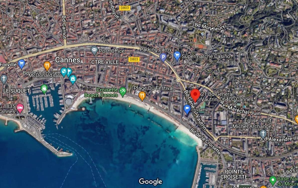 Appartement Croisette T2 Derriere Martinez 3' A Pied