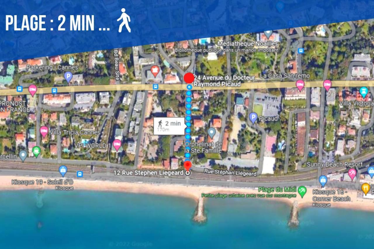 Apartment Le Joy - Terrasse - Parking - Verriere Cote D'azur Cannes
