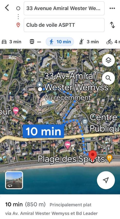 Cannes, Magnifique T2 Vue Mer, Piscine, Garage *