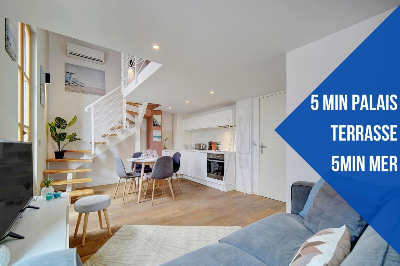 Apartment Laurier-200m Plage-4min Palais-verrière Côte D’azur