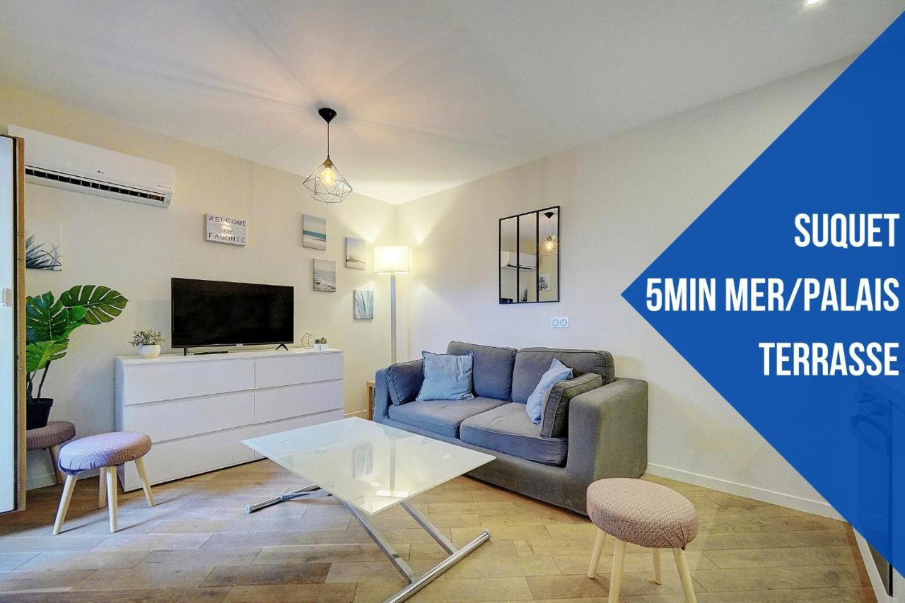 Immeuble Aux Fleurs-200m Des Plages - 4 Min Palais - Verriere Cote D'azur *