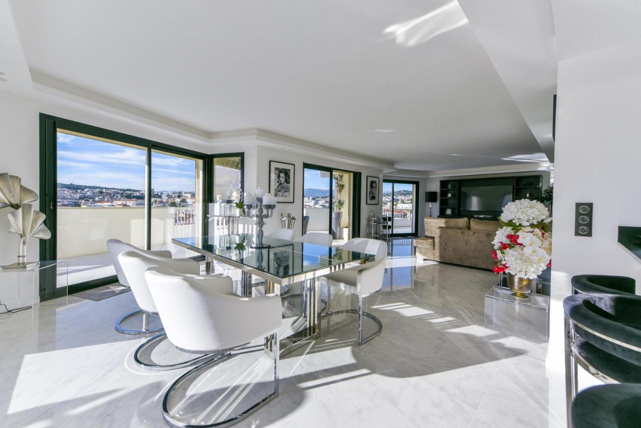 L'horizon Avec Somptueuse Terrasse Vue Mer, Sejour De Luxe Loisirs Et Business Au Coeur Du Centre Apartment Cannes