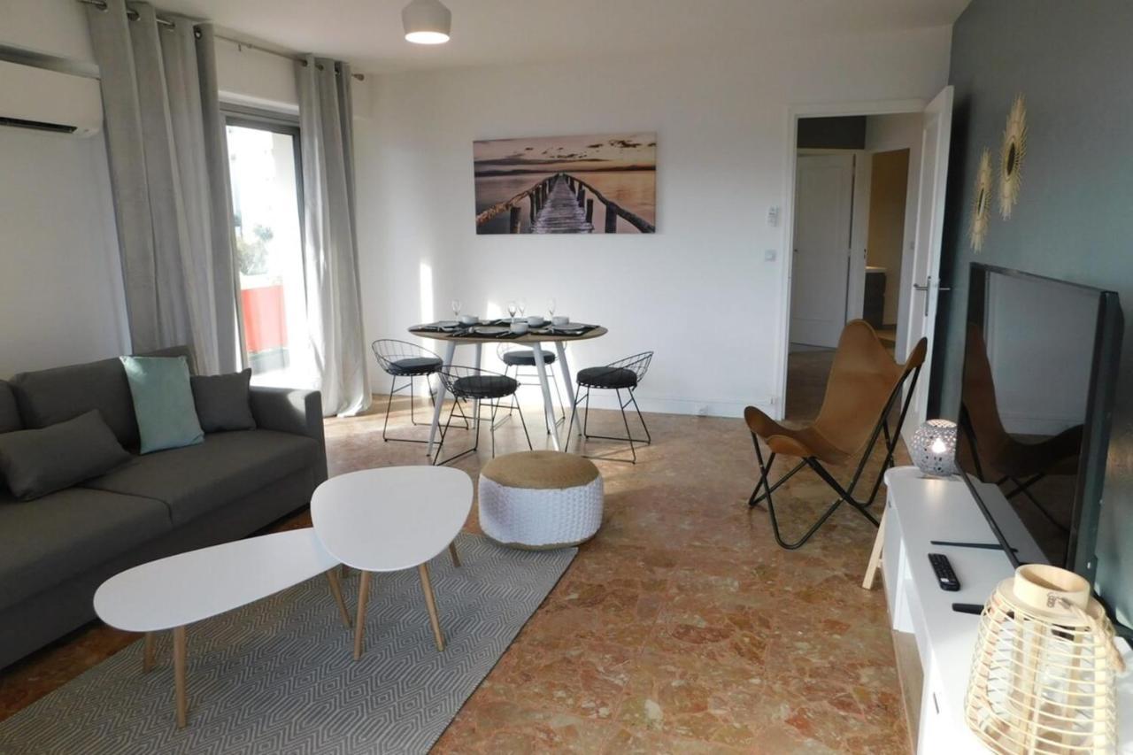 T3 Les Santons With Air Conditioning And Private Parking * Cannes