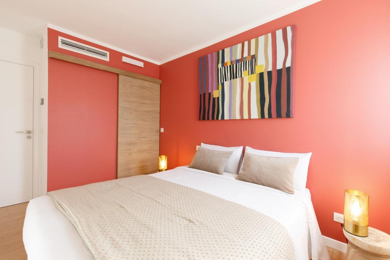 Citybeach Soha- Rue D'antibes - 2 Bdr 2 Bthr 1 Toil - Clim Terrace Parking Elevator Appartement